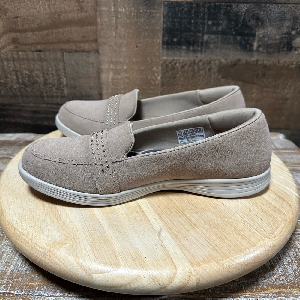 NEW Skechers Women’s Tan On The Go Leather Dreamy-She's Fancy 136242 Size 7.5 - Picture 6 of 8